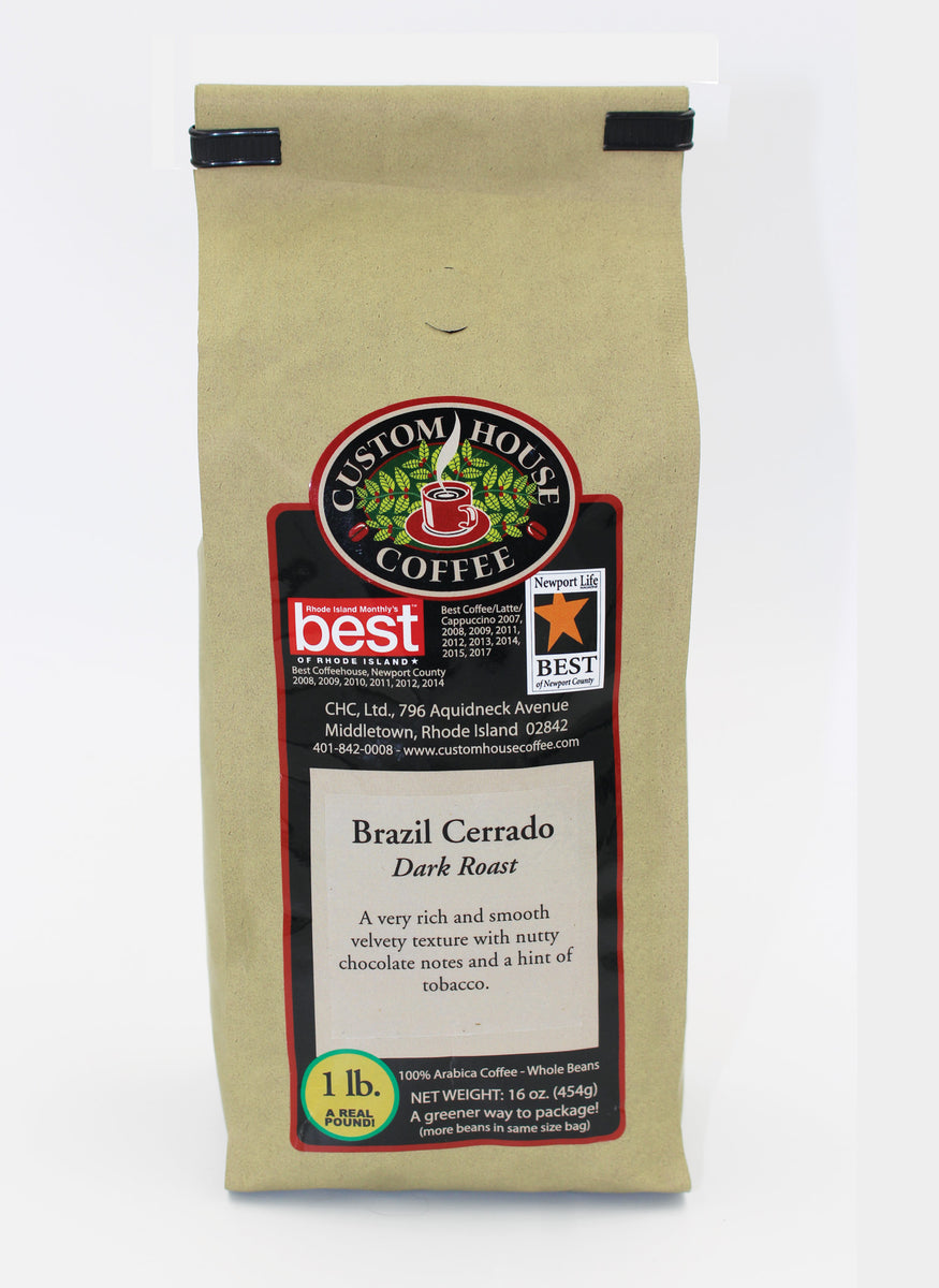 5 Lbs Natural Brazil Cerrado Green Coffee Beans | SC 14/16 Grade | Unroasted